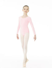 Load image into Gallery viewer, Mondor Studio 55 Long Sleeve Leotard in True Pink