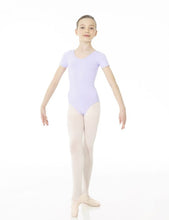 Load image into Gallery viewer, Mondor Essentials Short Sleeve Leotard in Lilac